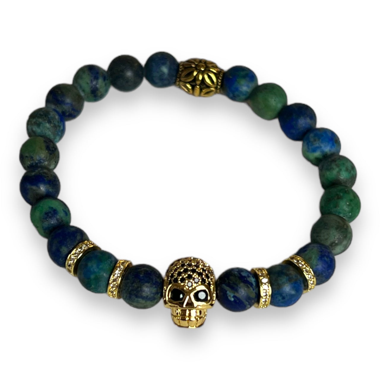 Azurite Skull