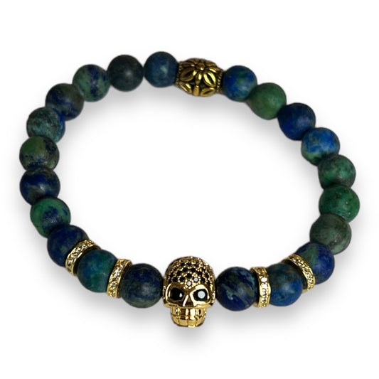 Azurite Skull