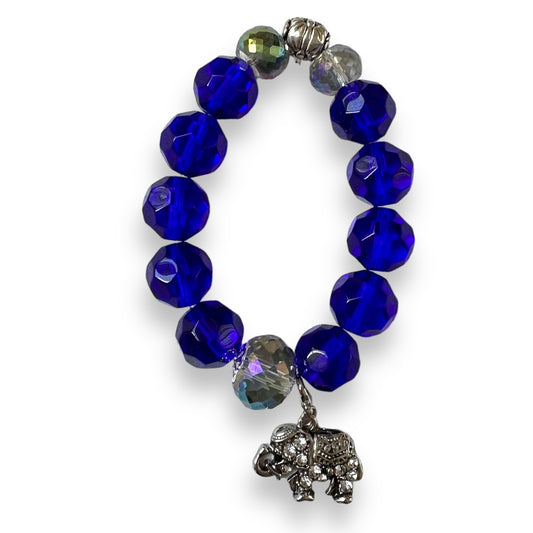 Blue Elephant Bracelet