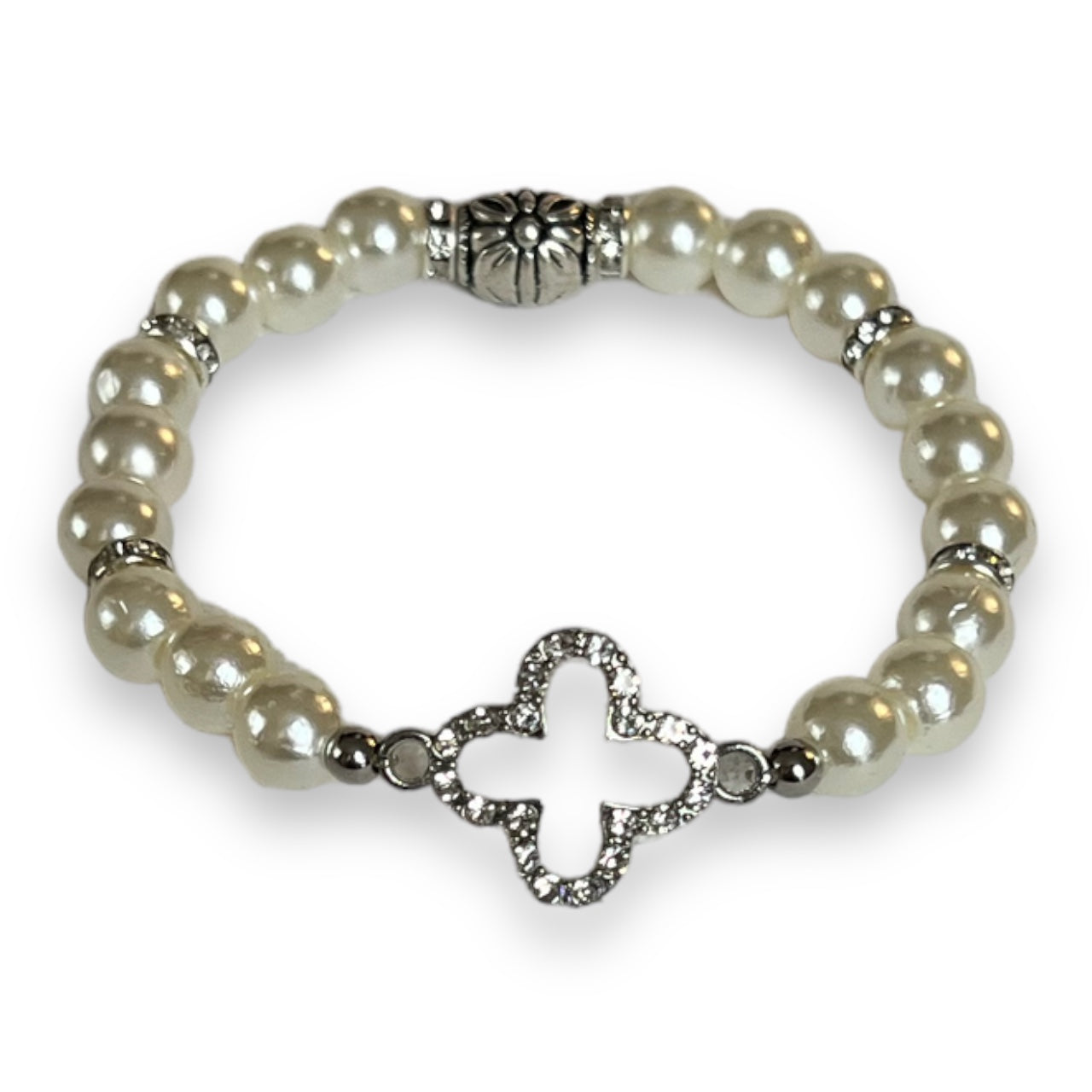 Clover Pearl Bracelet